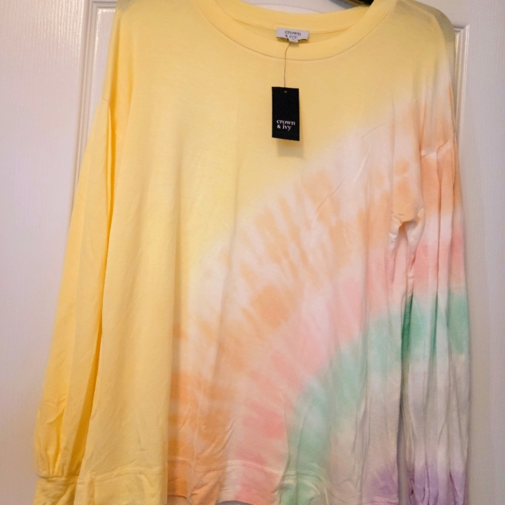 Tye Dyed Sweat shirt, NWT